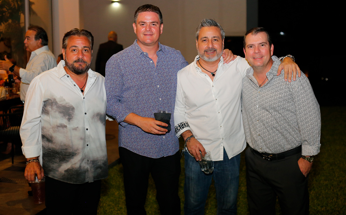 Fausto Ghio, Enrique Muñoz, Fausto Ghio y Rodrigo Colyer / Foto: Daniel Saldívar