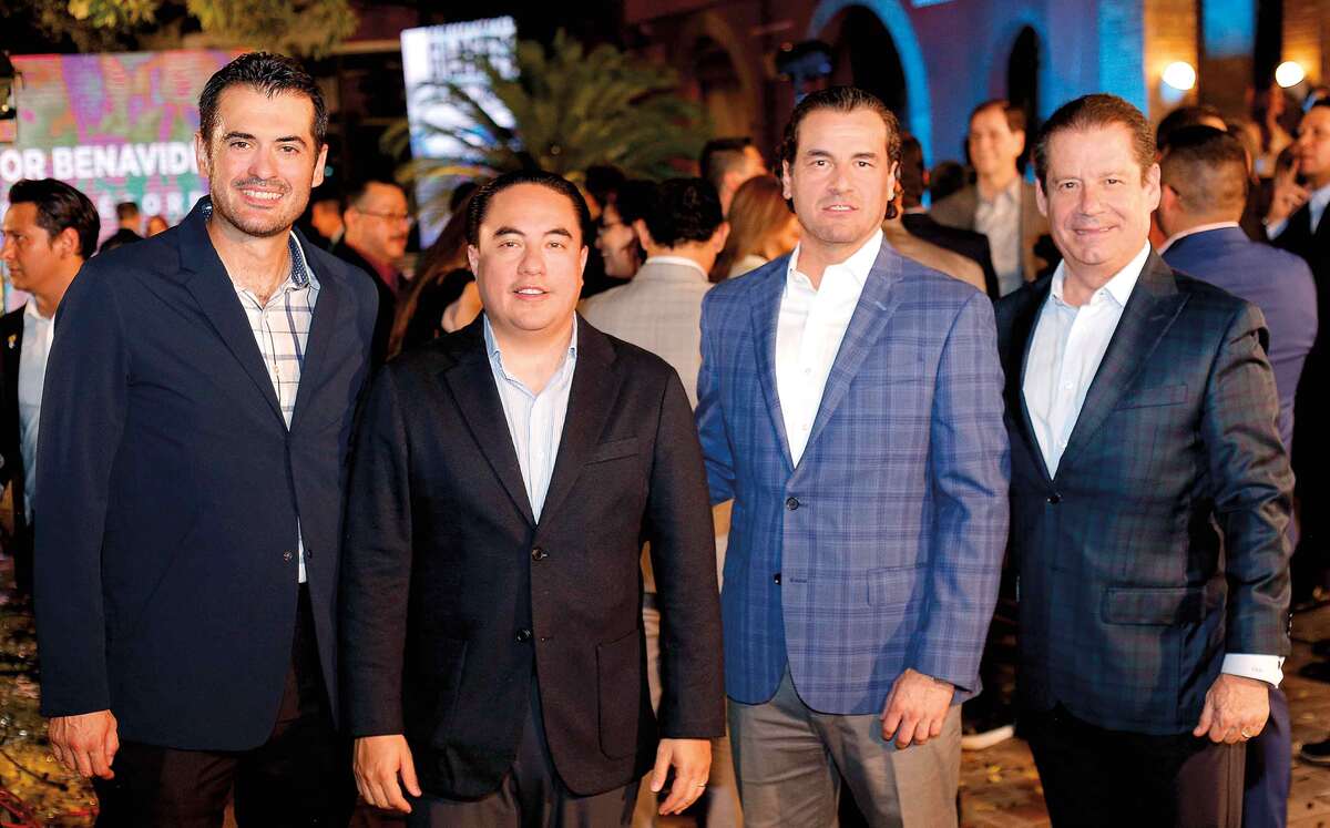 Israel Gutiérrez, Ángel Cong, Alberto Villarreal y Hugo Chapa
