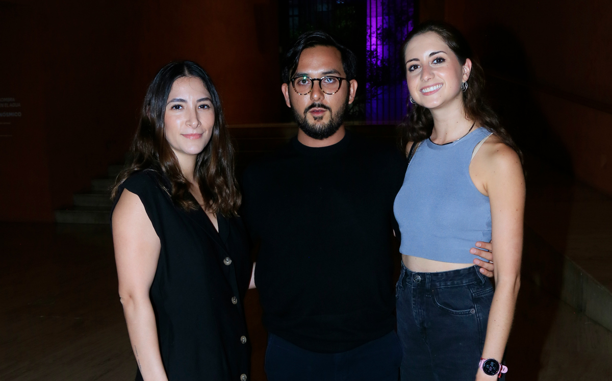 Karina Quintanilla, Carlos Morales y Andrea Carrillo / Foto: Omar Valdez