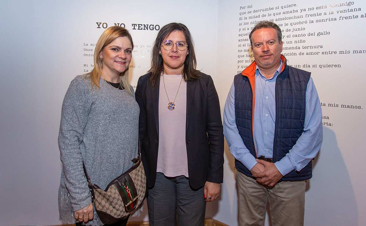 Iveth Tinoco, Susana Corona y Carlos Mayer