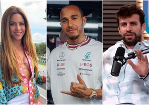 Así reaccionó Piqué al romance de Shakira y Lewis Hamilton (Foto: Instagram)