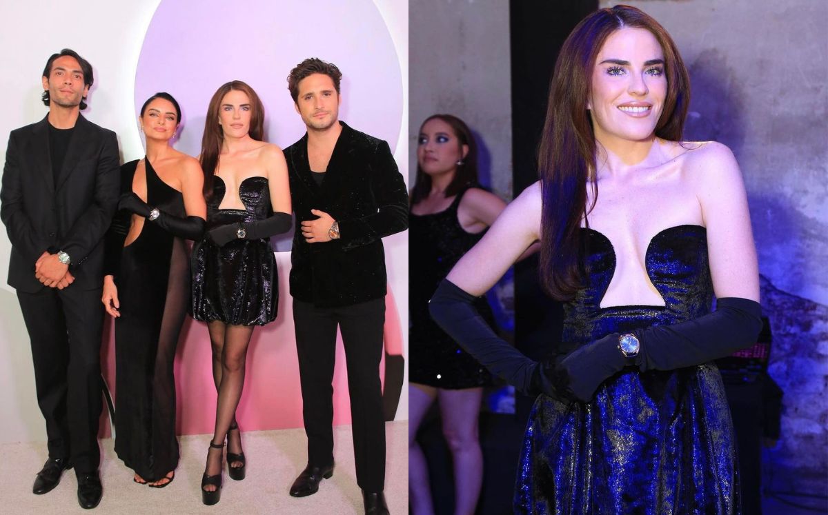 Karla Souza sube de nivel del mini vestido negro como sirena