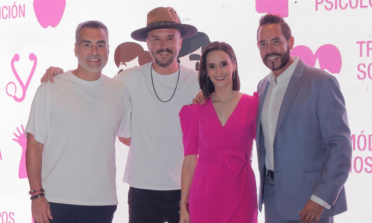 Nayo Escobar, Nacho Llantada, Gaby Beltrán de De la Garza y Mauricio Arcq