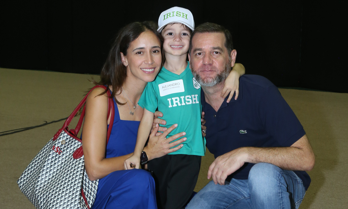 Estefany de Santos, Alejandro Santos y Federico Santos / Foto: Roberto Alvarado