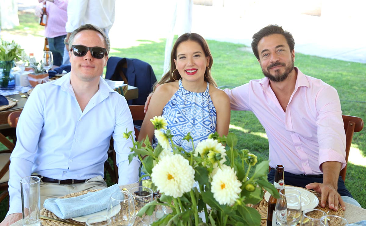 Alberto, Marcela y Saúl