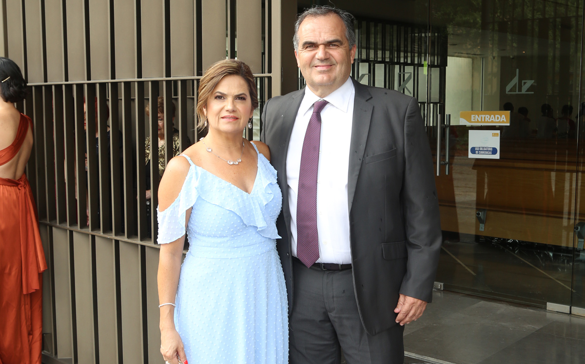 Claudia De la Garza de Canales y Patricio Canales / Foto: Roberto Alvarado