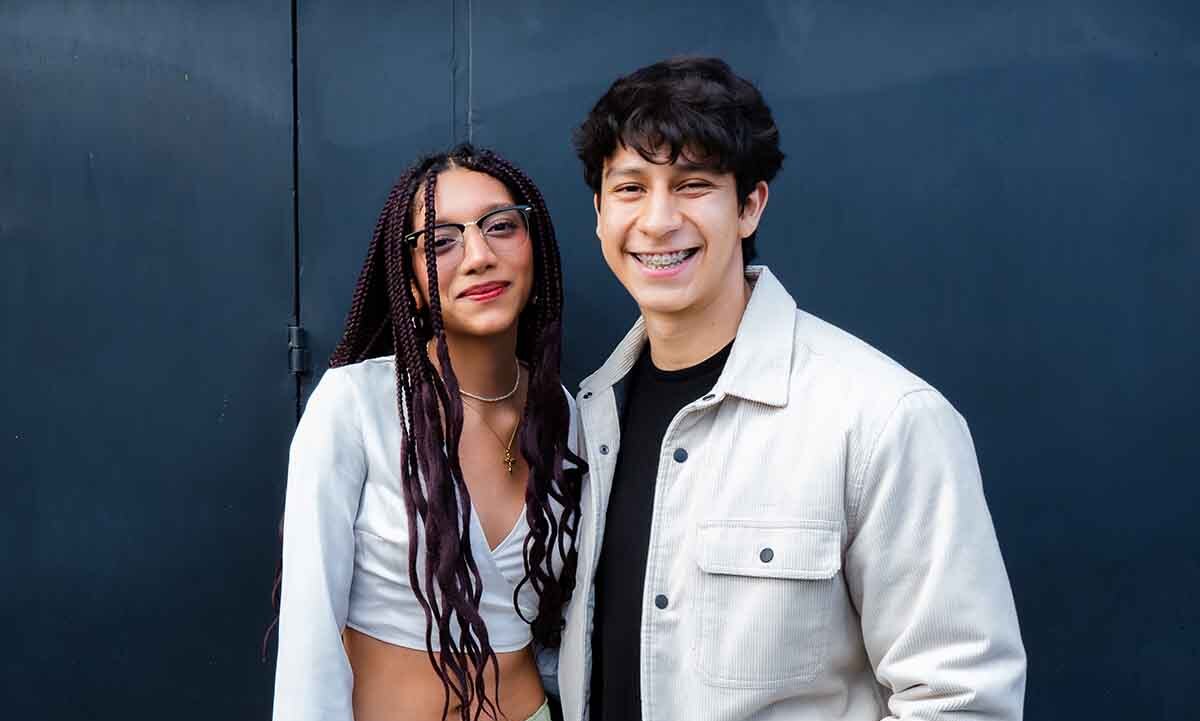 Jennifer Mariana y Gael Hernández