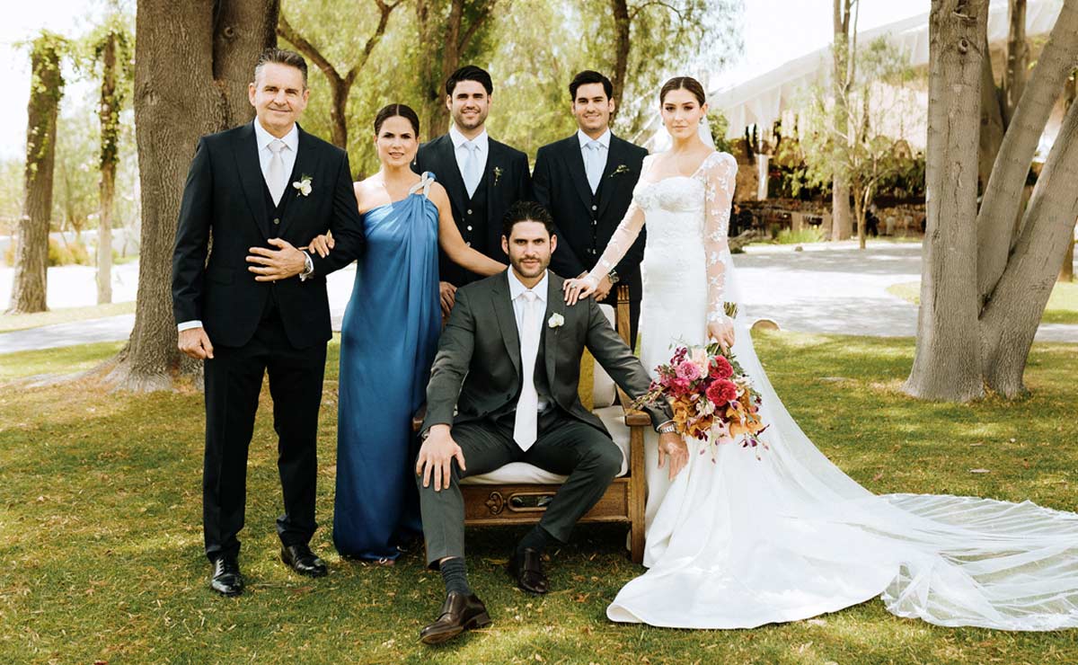 Familia del novio. Fernando, Any, Rodrigo, Diego, Paty y Fernando