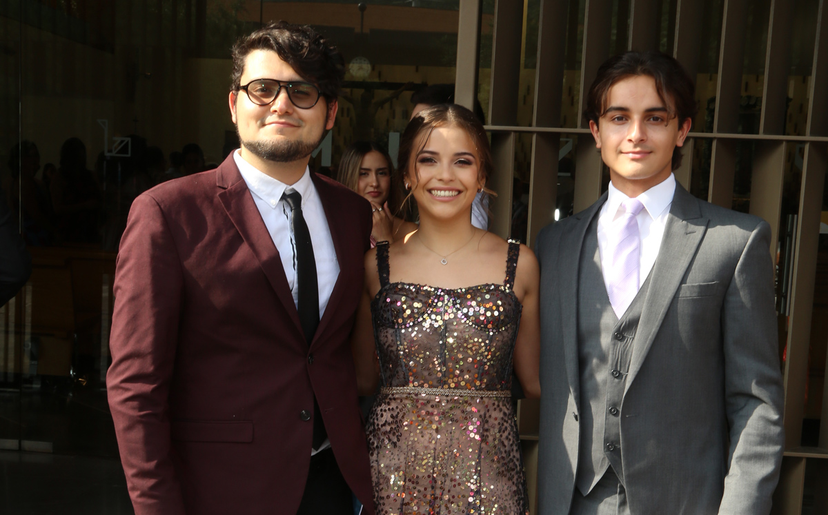 Marcelo Guerra, Nina Del Cid y Alec Del Cid / Foto: Roberto Alvarado
