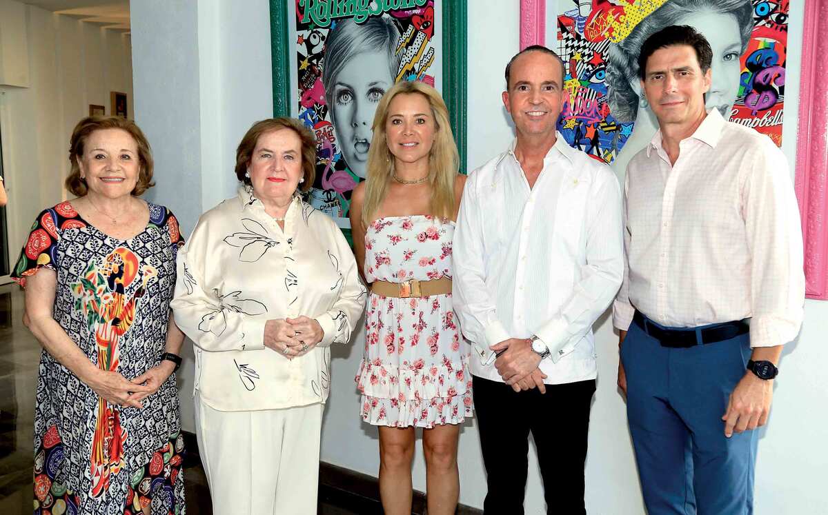 Muñe Yturria, Nuly Margáin de Zambrano, Teté García Luna de Barrera, Rafa Alanís y Roberto Rodríguez