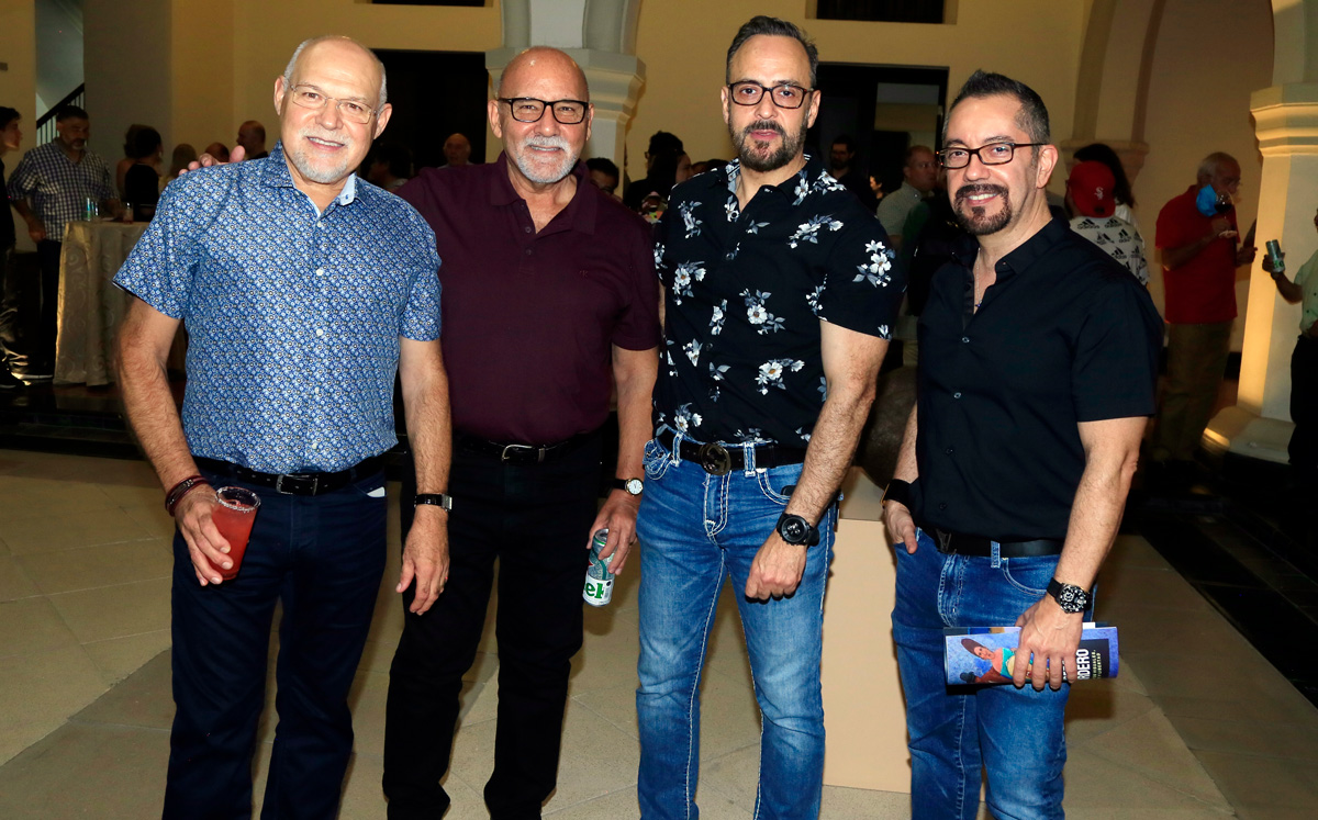 Rodolfo Salazar, Enrique Cantú, Gerardo Barrios y Carlos Barragán / Foto: Omar Valde