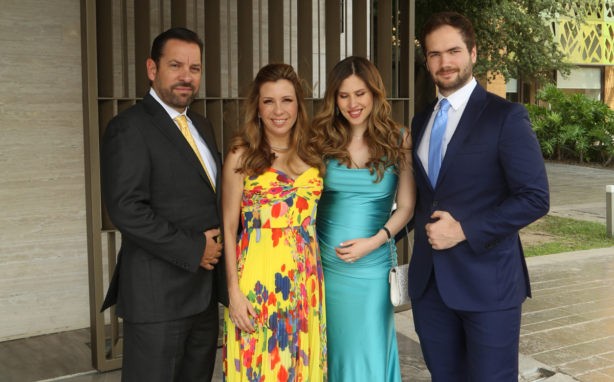 Rosendo Quintanilla, María De la Garza de Quintanilla, María Belden y Gonzalo Backhoff / Foto: Roberto Alvarado