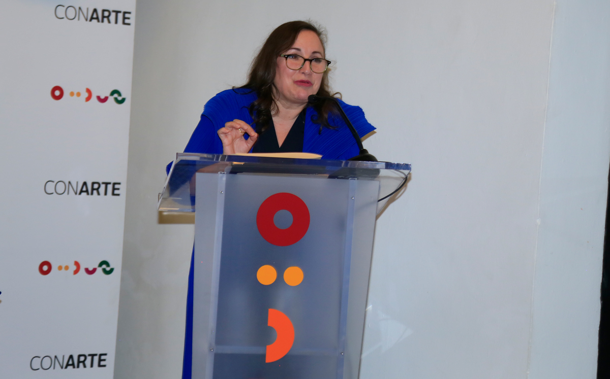 Verónica González, Presidenta de CONARTE / Foto: Omar Valdez