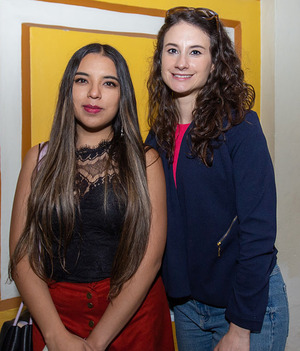Ana Madrid y Andrea Zelaya