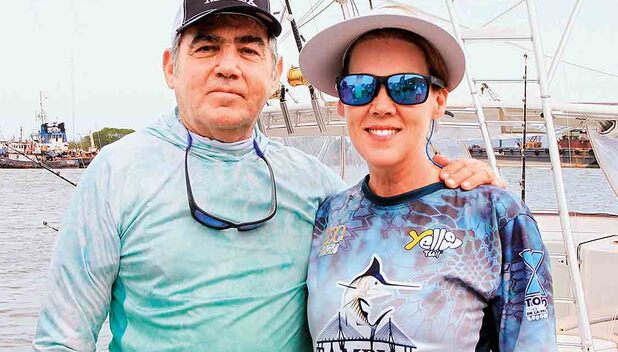 Sonia Kosegarten y Francisco Kuri en el Torneo Mucho Bueno