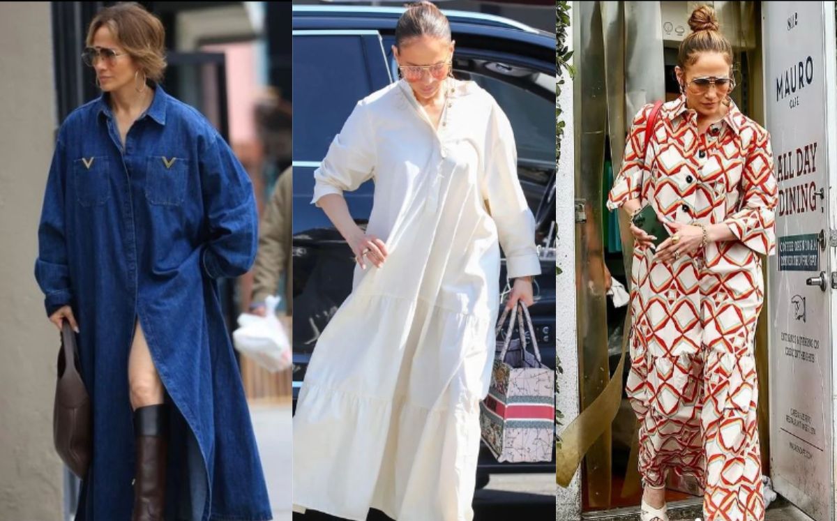 JLo en diversos vestidos largos de temporada (Instagram)