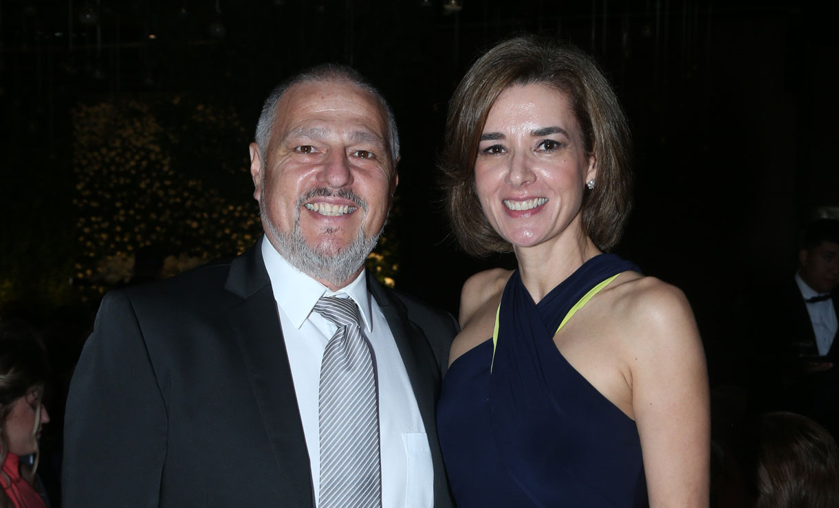 René Rendón y Lorena Abaroa