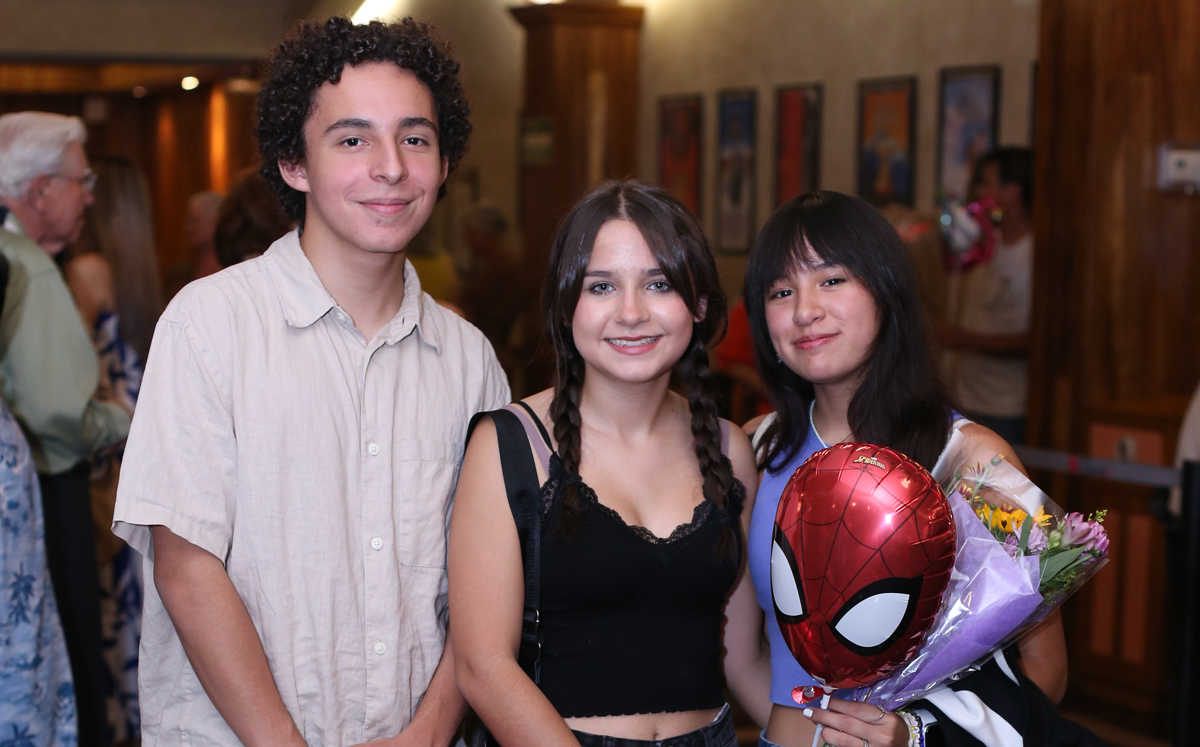 Alberto Hernández, Andrea Paniza y Ana Cristina García / Foto: Omar Valdez