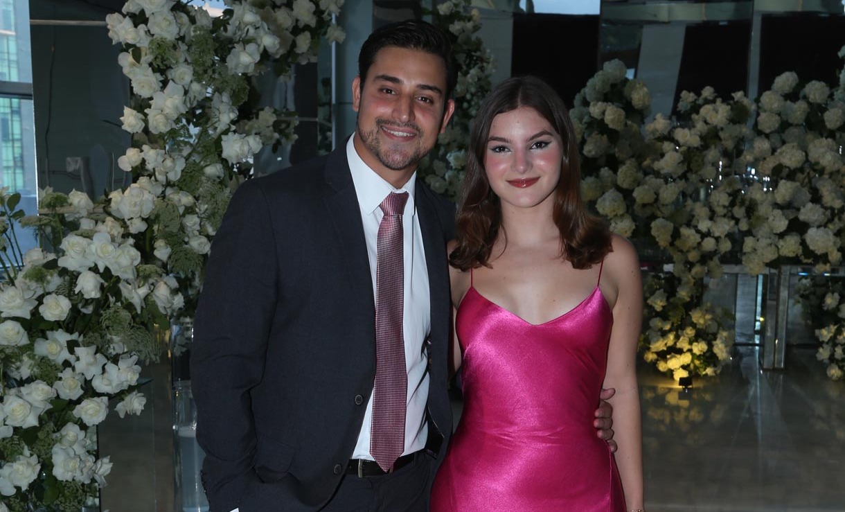 Rubén Cueva y Daniela González