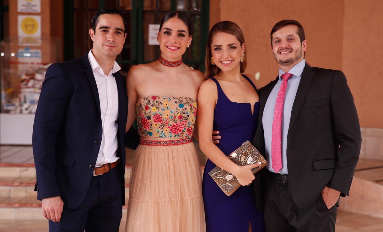 Juan Pablo Sáenz, Priscila Álvarez, Salma Bufajer y Gabriel Rubio