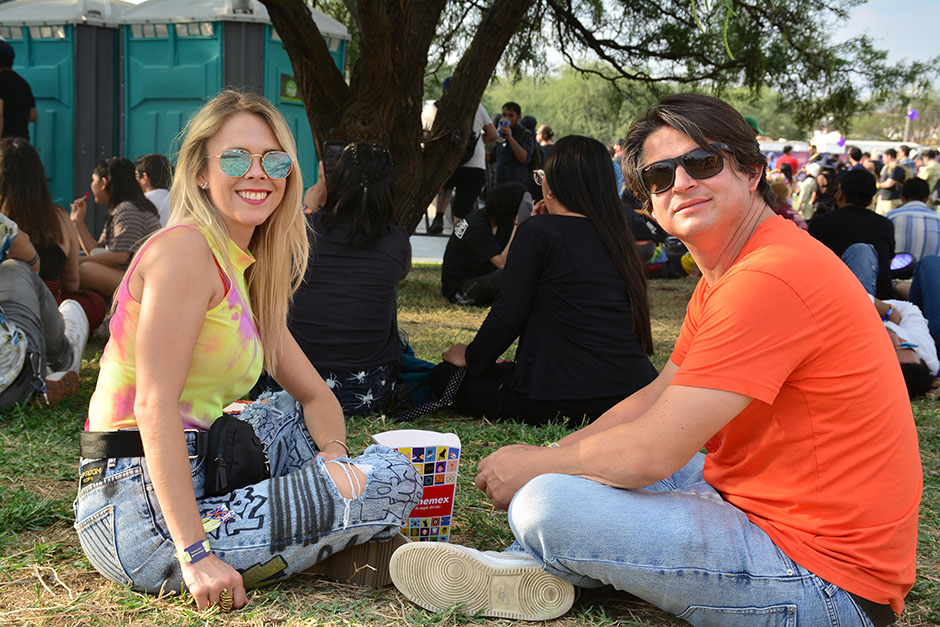 Cassandra Loza y Guillermo de la Peña