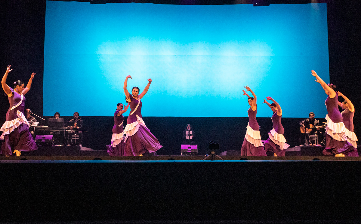 Grandioso espectáculo de la academia Flamenco Estudio / Foto: Omar Valdez