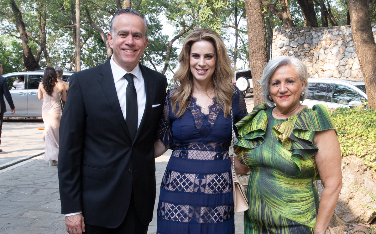 Hans Hermann, Maricela Hurtado y Margarita Hermann / Foto: Omar Valdez