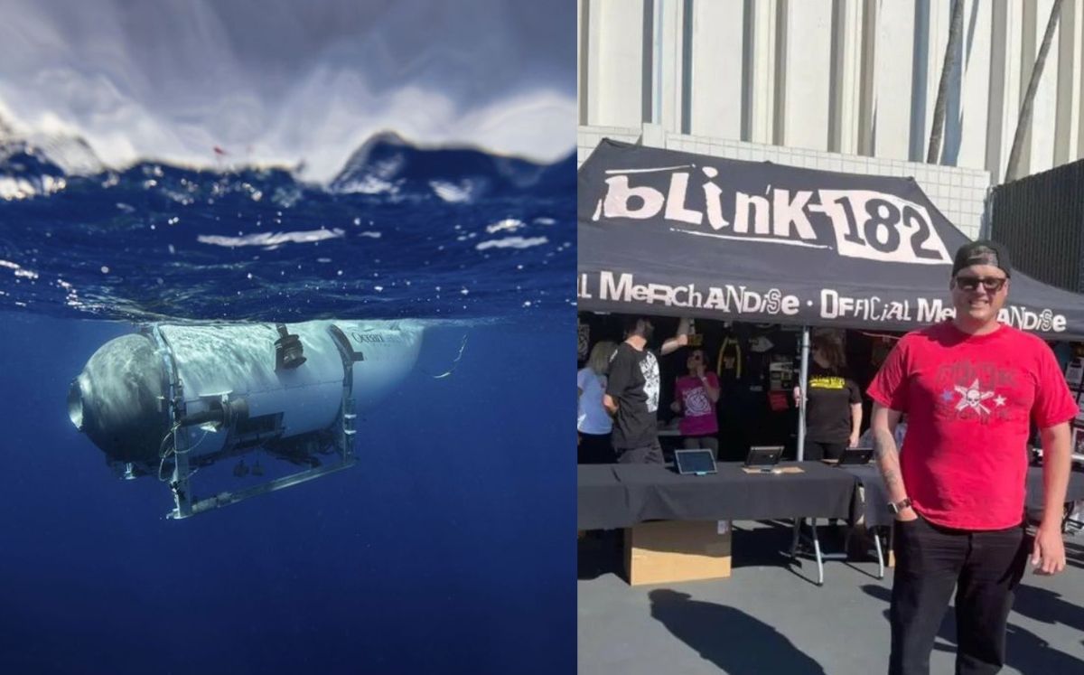 Hijastro de hombre atrapado en submarino va a concierto de Blink-182 (Instagram)