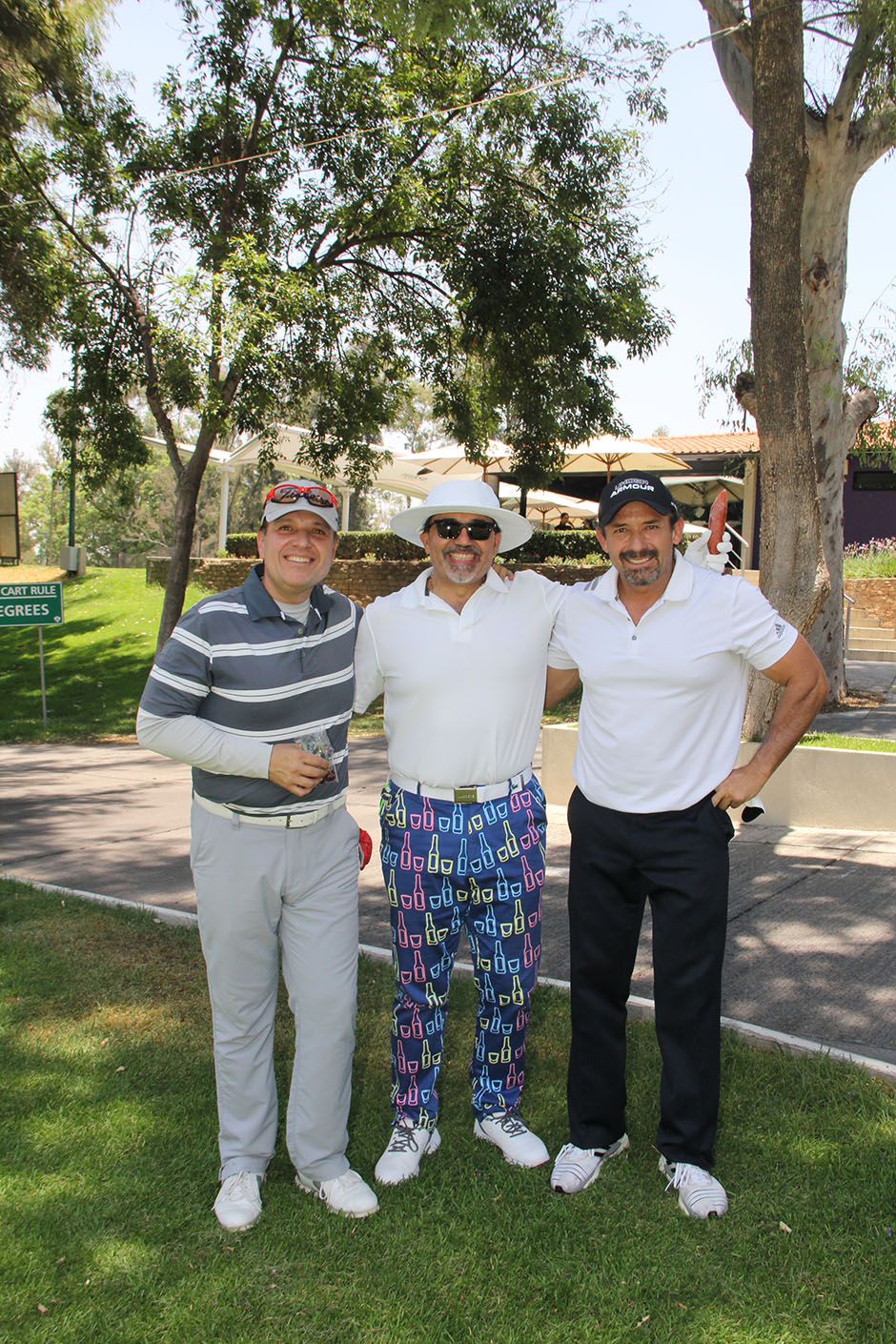 Luis Aguirre, Rivelino Estrada y Enrique Wood
