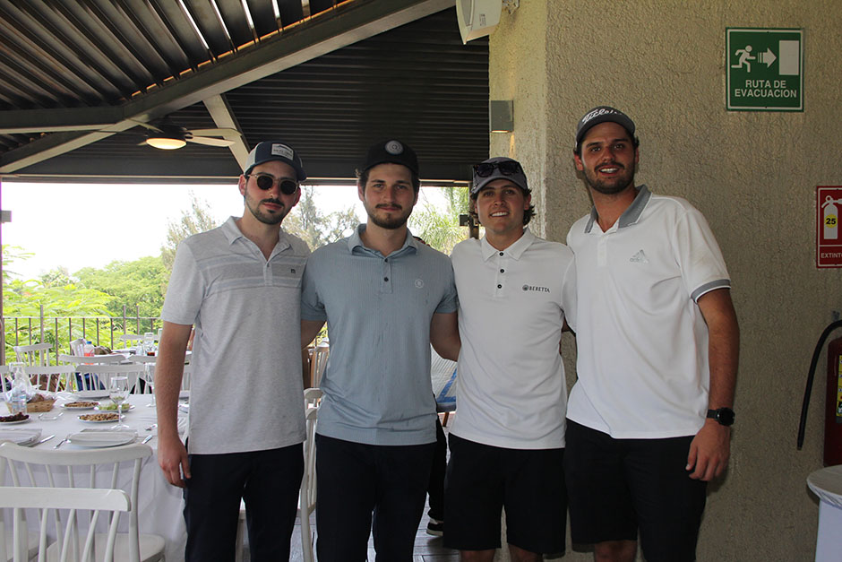 Manuel Castellanos, Juan Cristobal Gómez, Andrés Ramírez y Hugo Álvarez