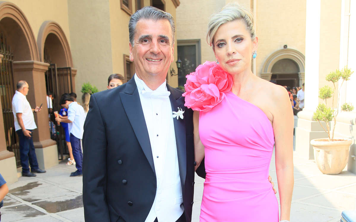 Papás de la novia. Guillermo Milmo y Verónica Peña de Milmo / Foto: Roberto Alvarado