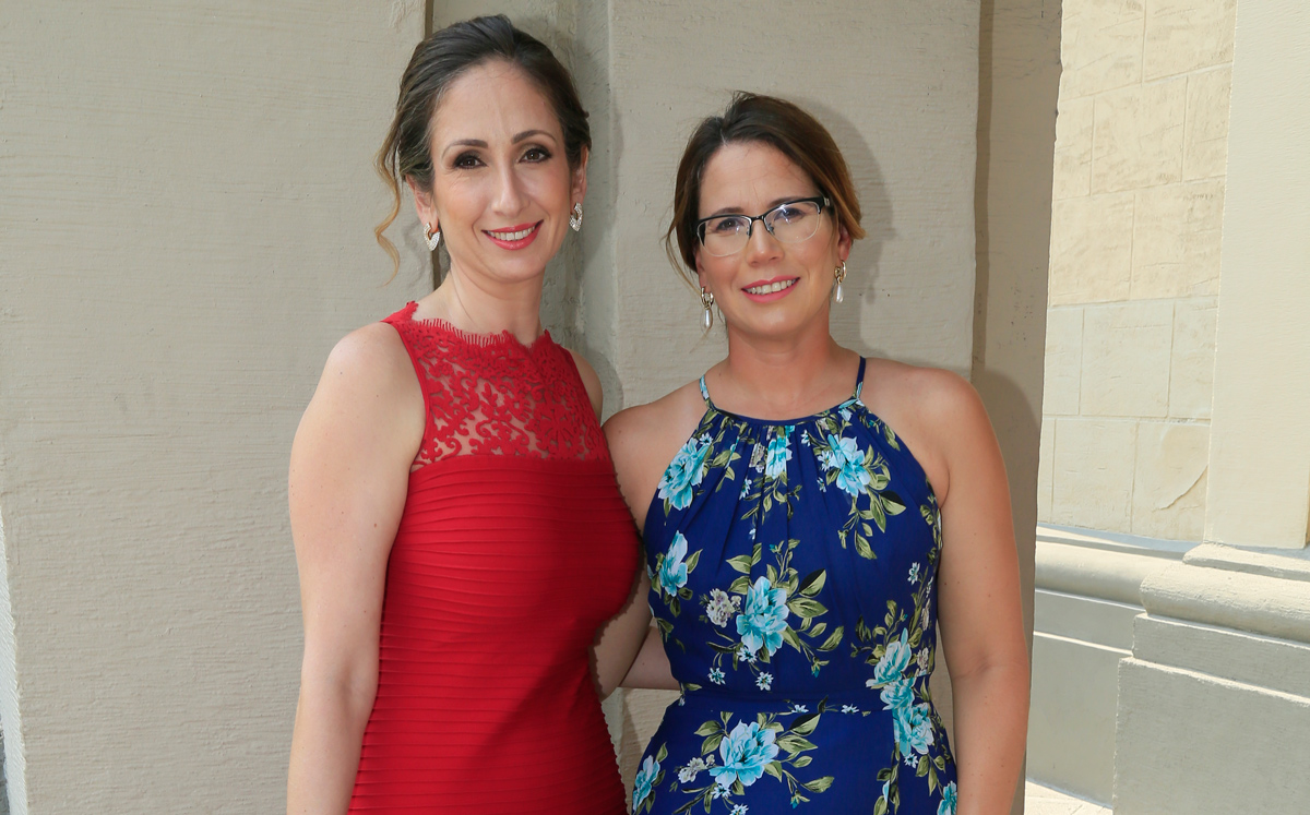 Patricia Garza de Pérez Maldonado y María Lorena Martínez / Foto: Roberto Alvarado