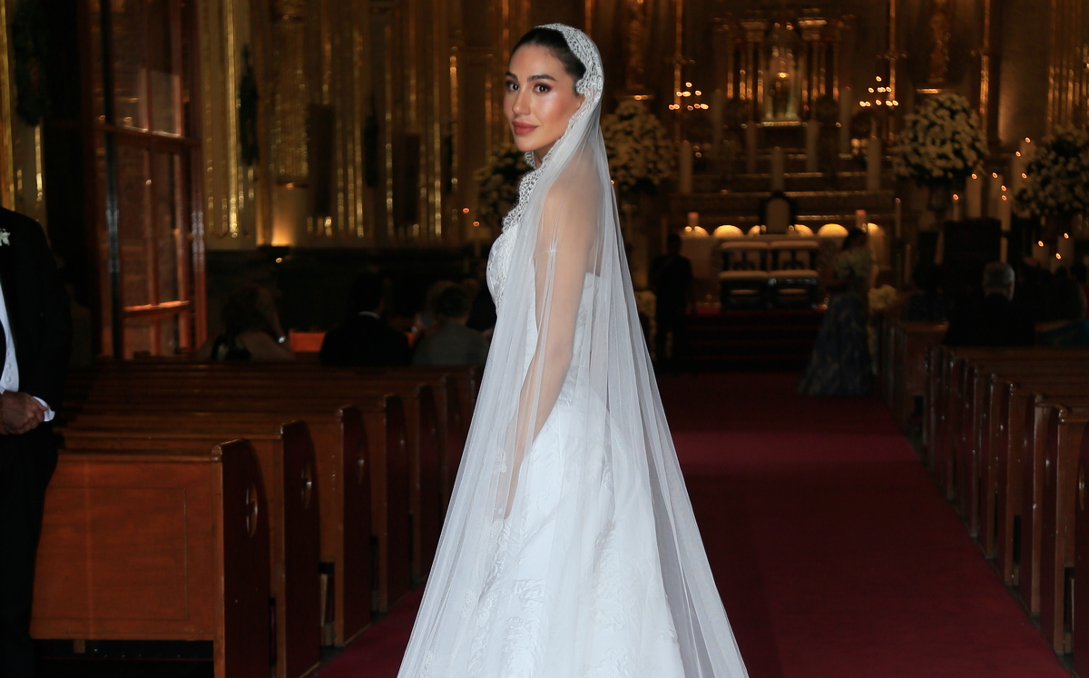Paulina Milmo lució espectacular en su boda / Foto: Roberto Alvarado