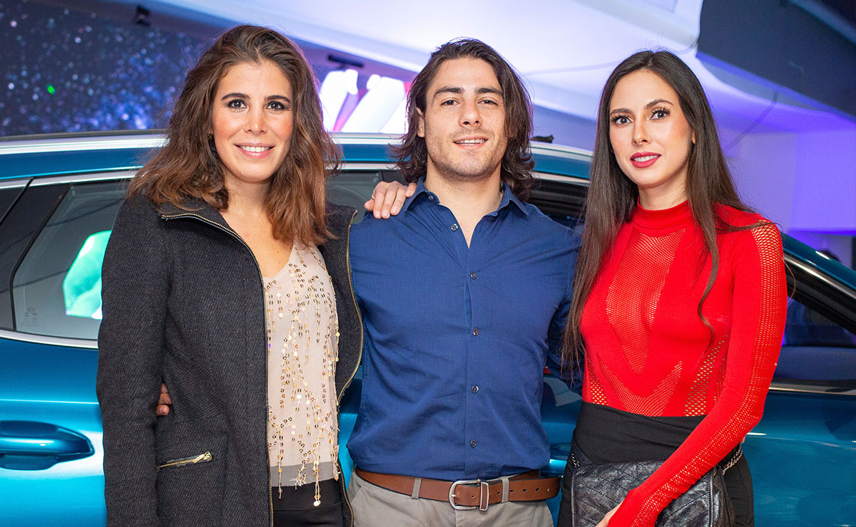 Michelle Alcahe, Nicolas Kandei y Teo Alcántara