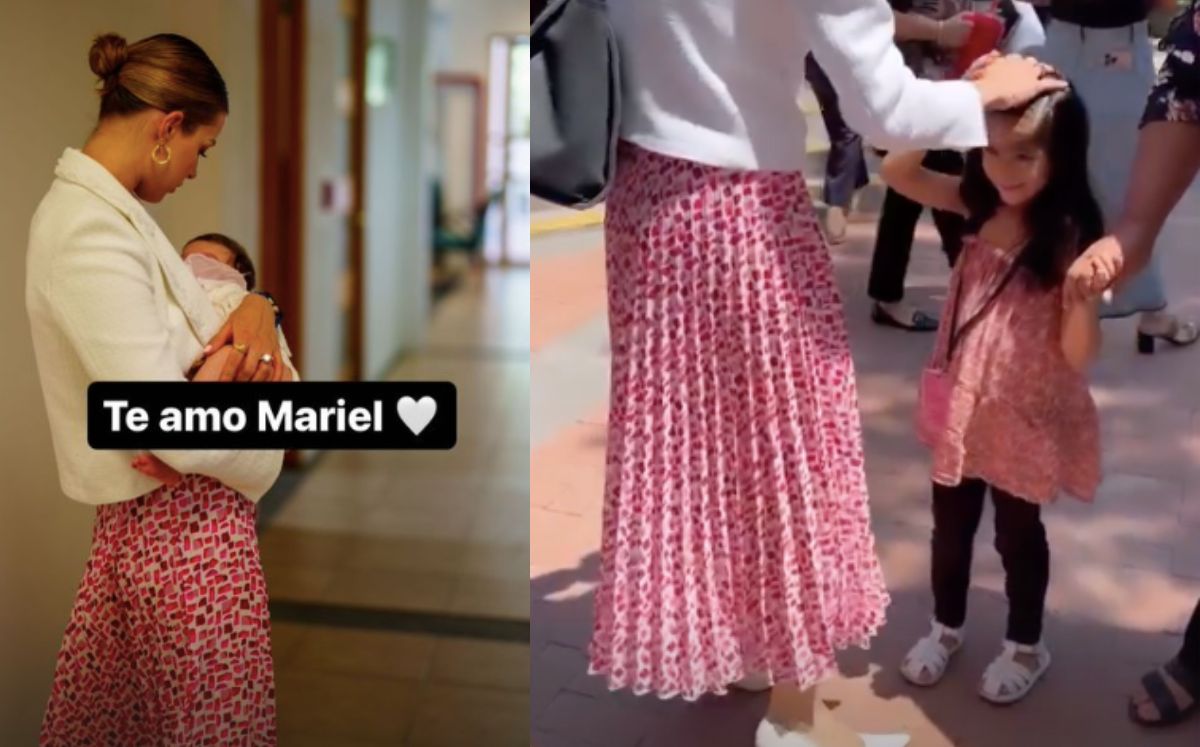 Mariana Rodríguez y la falda plisada que desean las mejores vestidas (Instagram Stories)