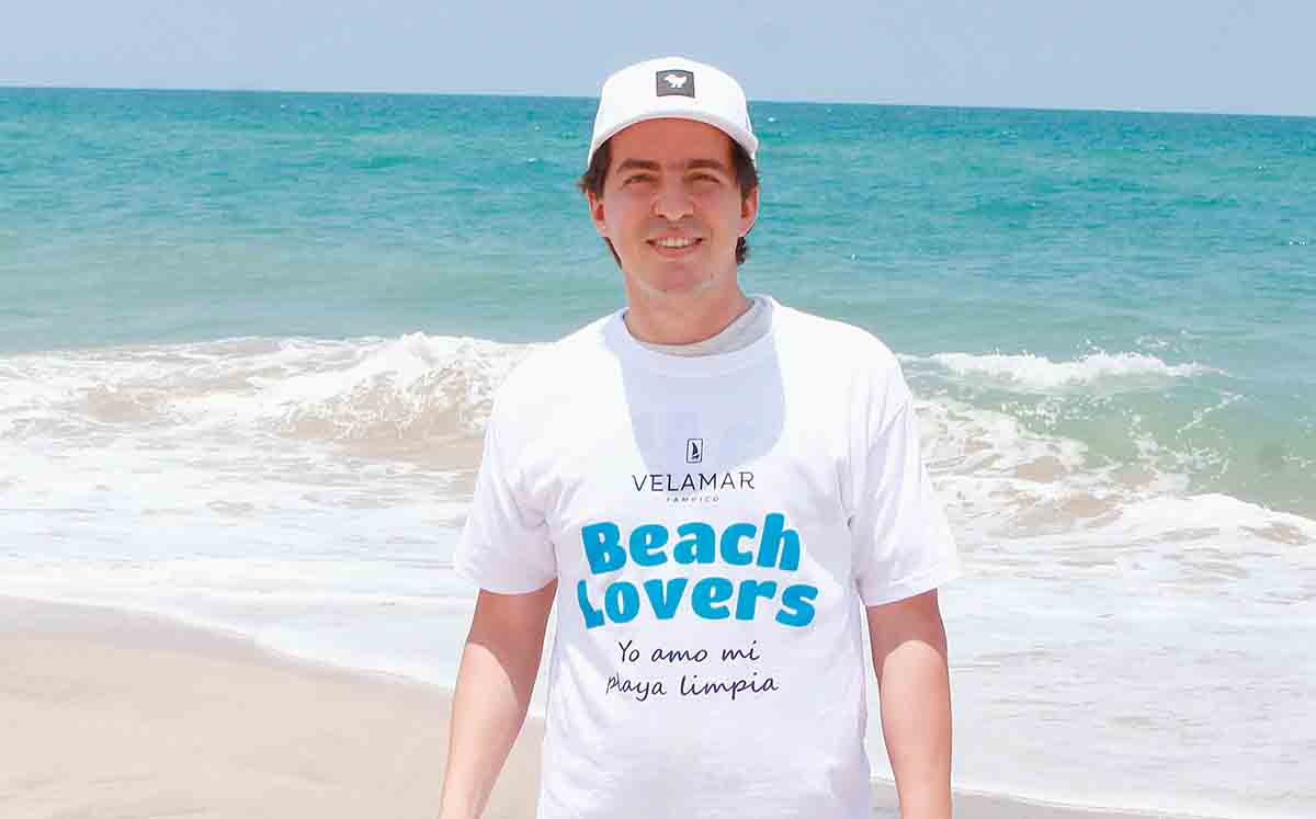 JESÚS MENNAH fue un activo participante de la campaña Yo Amo Mi Playa Limpia