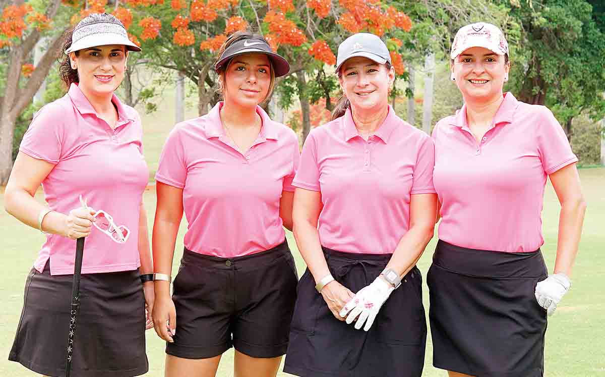 NAYELI RODRIGUEZ, LAURA TAMAYO, LAURA MARY FUELLO Y PAOLA VELÁZQUEZ mostraron sus mejores swings en el green
