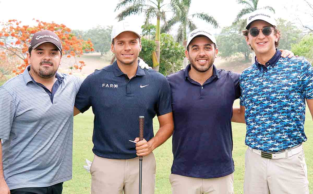 GERARDO VILLAREAL, HUGO HERNÁNDEZ, JUAN CARLOS SCHECKAIBAN Y EDUARDO ARGÜELLES presentes en el Torneo Golden Years