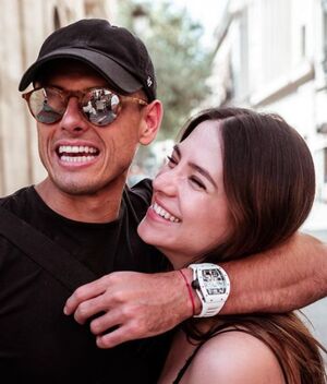 Chicharito Hernández y Sarah Kohan comparten amoroso mensaje (Foto; Instagram)