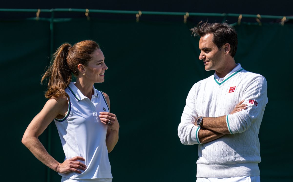 Kate Middleton opaca a Roger Federer con este look de tenista (Foto: Getty)