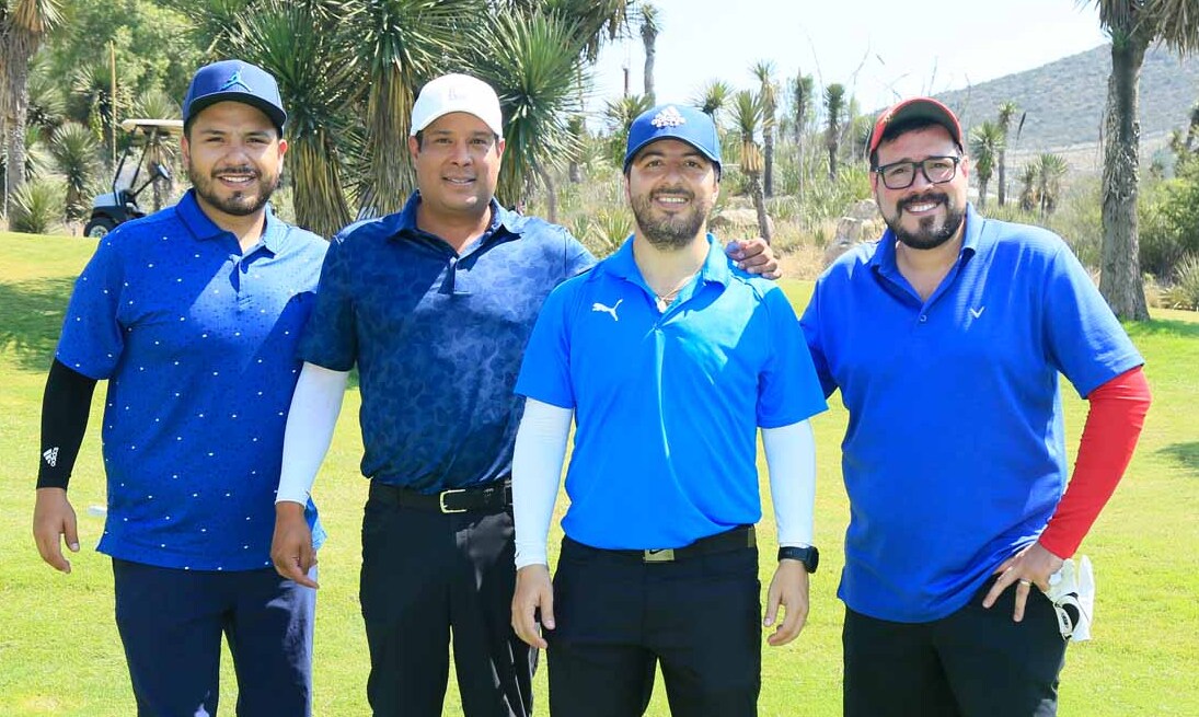 Sebastian Bravo, Julio García, Armando Espino y  José Carlos Tijerina