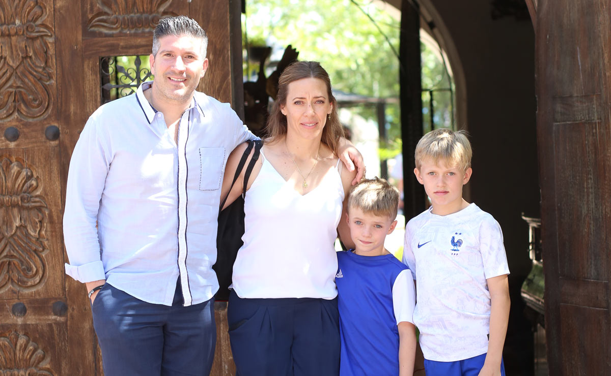 Alejandro, Gaby, Eugenio y Alex
