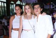 Andrea, Deby y Abraham