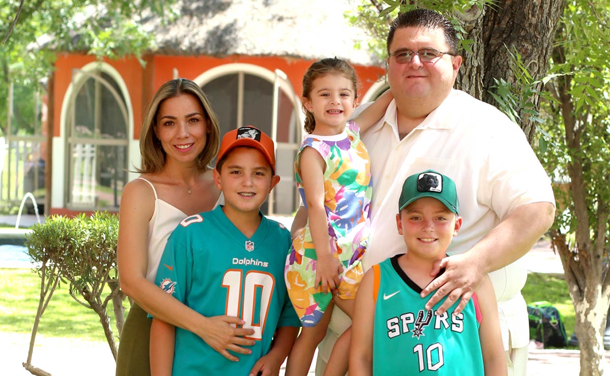 Gaby, María Inés, Rolando, Rolo y Esteban