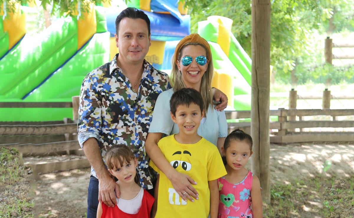 Héctor, Carla, María Carla, Maximiliano e Ivanna