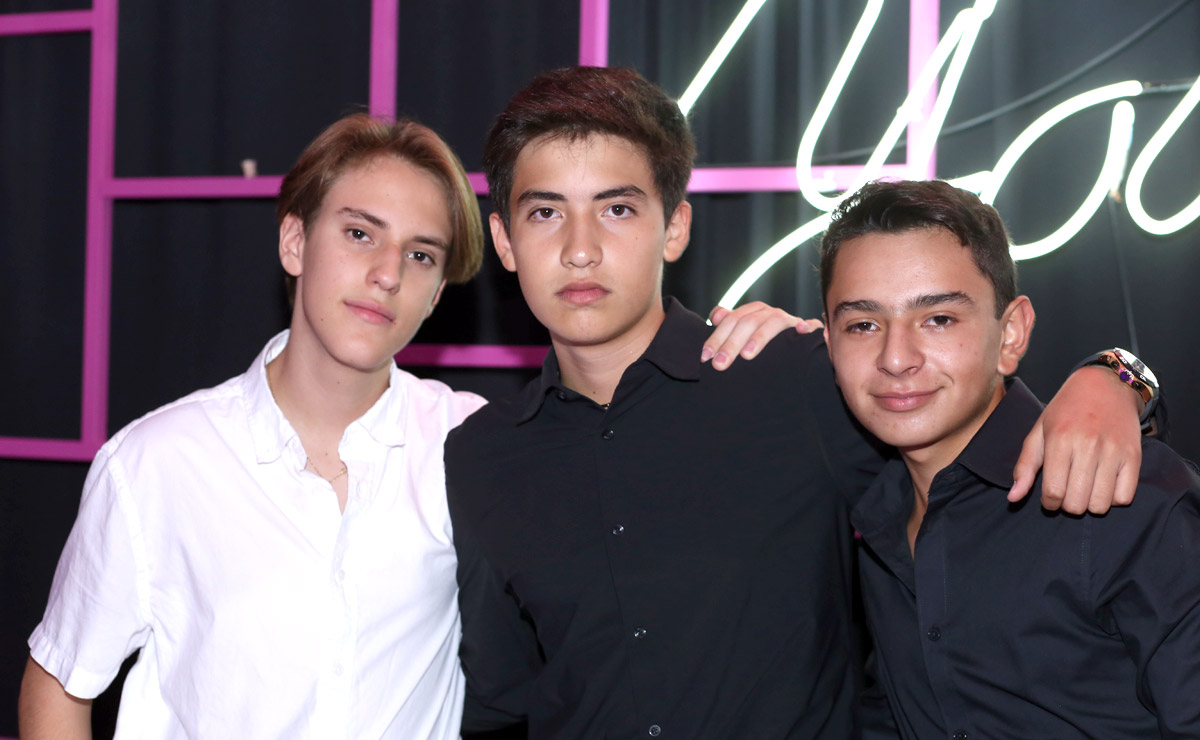 Xavier, Elías y Alejandro
