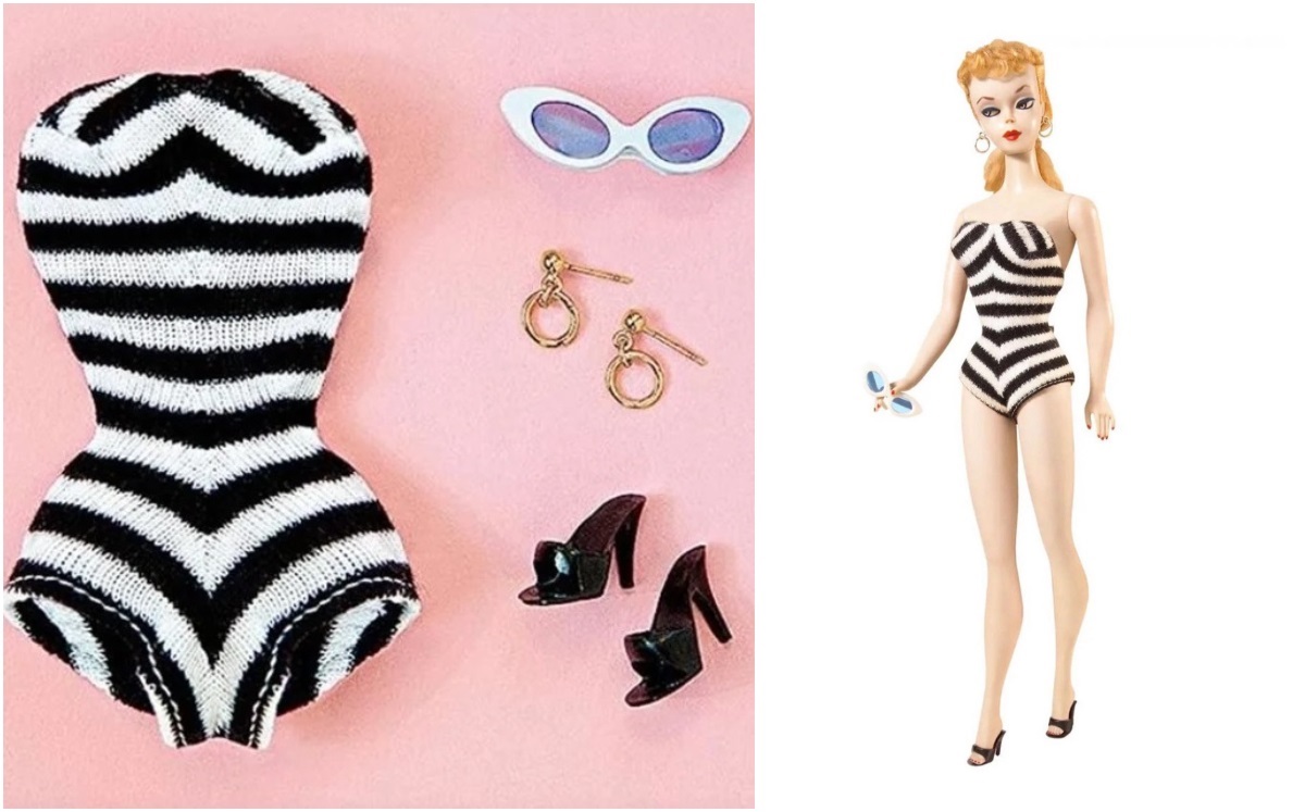 Margot Robbie recrea el mini vestido bodycon de la Barbie original (Foto: Instagram)