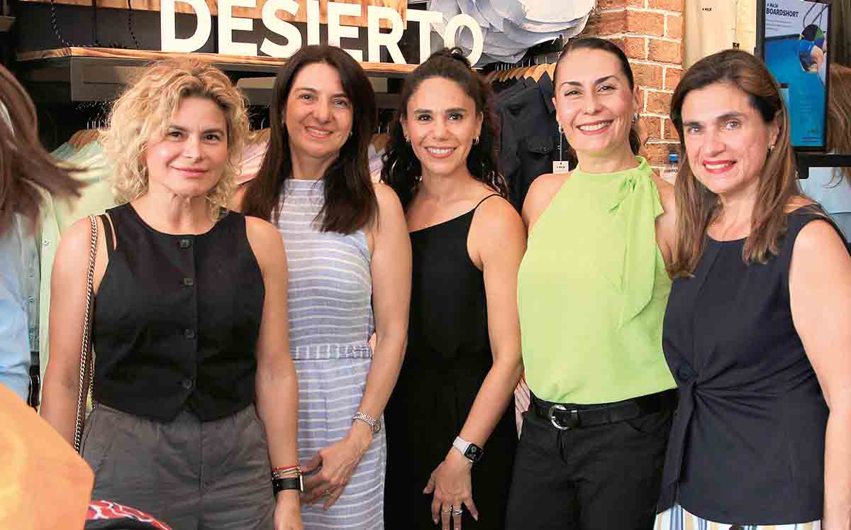 ROSSY CARREON, LORENA DE BALDIT, MARCELA MALIBRAN, ERIKA COMSILLE Y MALÚ ARANDA