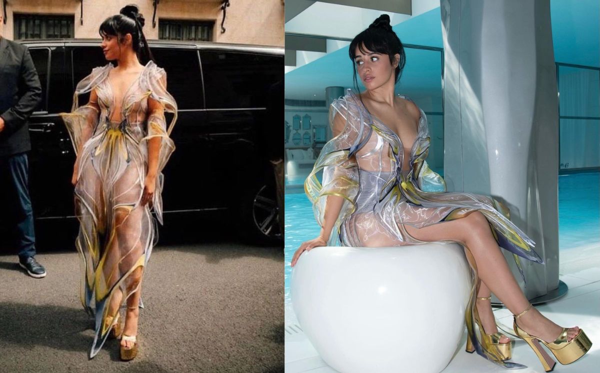 Camila Cabello luce un diseño impactante en el desfile de alta costura (Instagram)