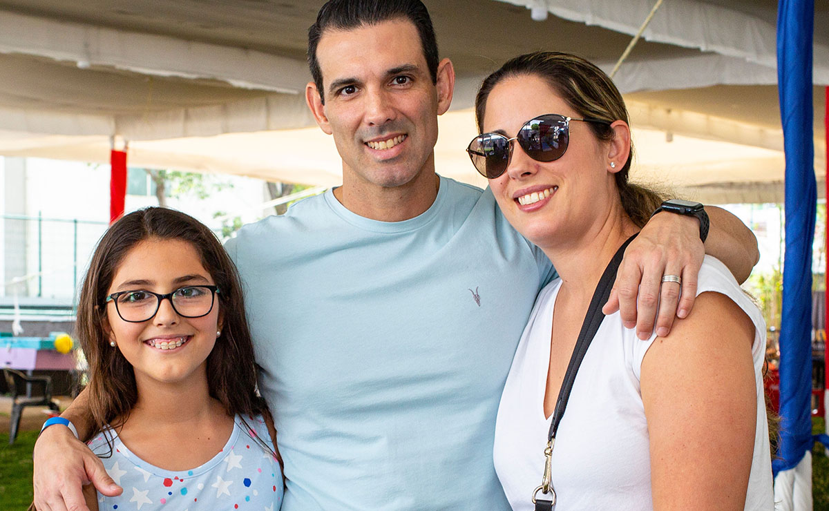 Hailey Carlos, William Álvarez y Allison Álvarez